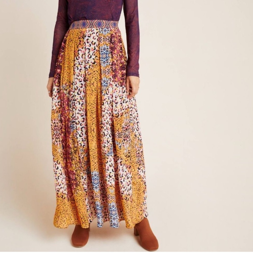 Anthropologie Multicolor Maxi Skirt
